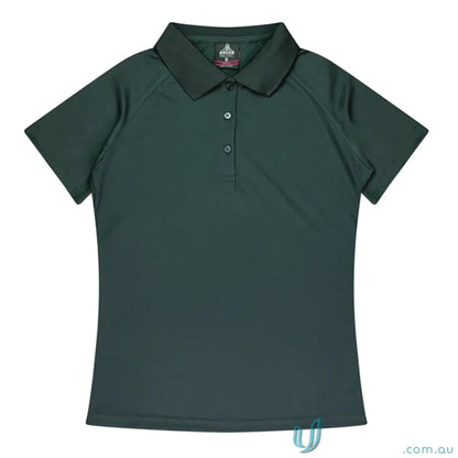 Dark green Ladies Keira Polo perfect for workwear or uniforms