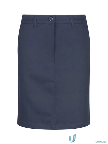 Navy blue Lily Chino Skirt perfect for ladies Lily Chino style and chino skirt lovers