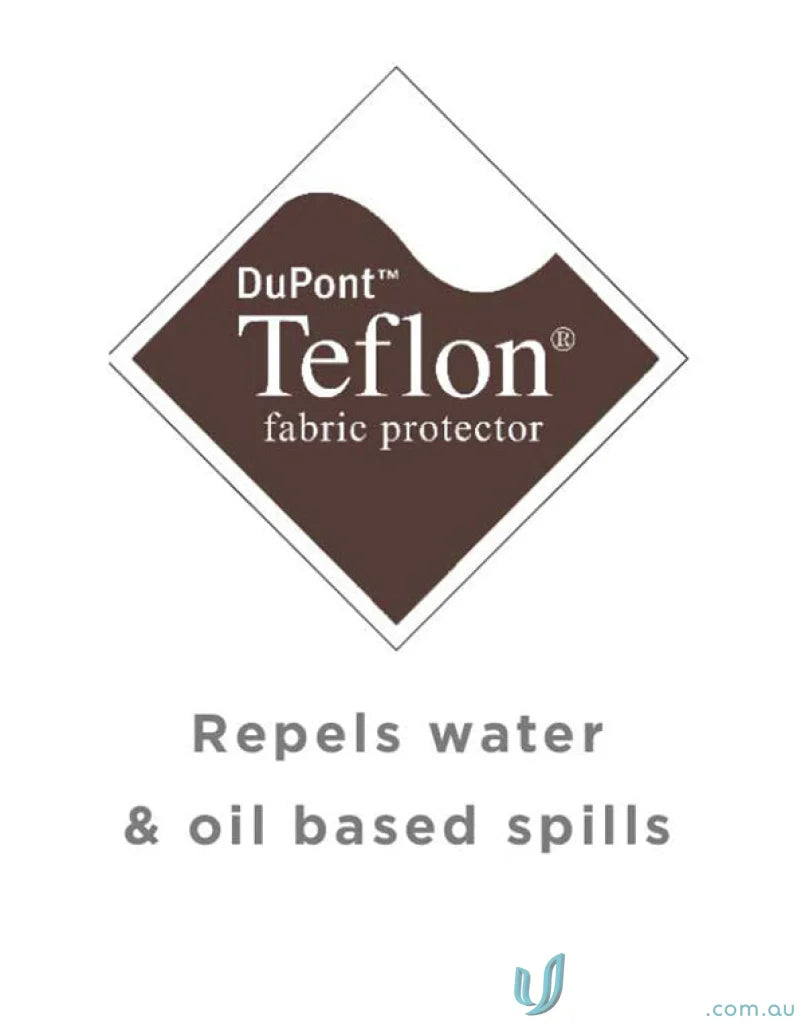 Ladies Matrix Teflon Poplin Shirt showing Teflon fabric protector for stain resistance