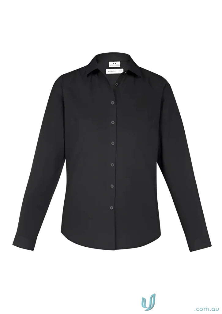 Ladies Memphis LS Shirt in pre-shrunk oxford weave from the Memphis Biz Collection