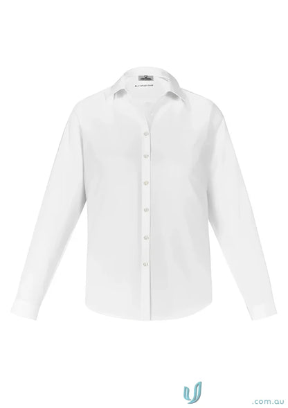 Ladies Memphis LS Shirt in pre-shrunk oxford weave from the Memphis Biz Collection
