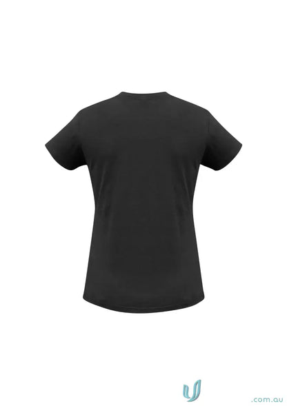 Black women’s short-sleeve T-shirt from T10022 Biz Collection Ladies Newport Tee