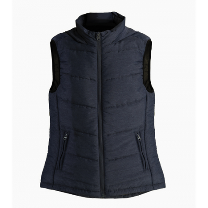 Ladies' Stencil Outlander Eco-Thread Recycled Insulated Sleeveless Vest with Rollaway Hood