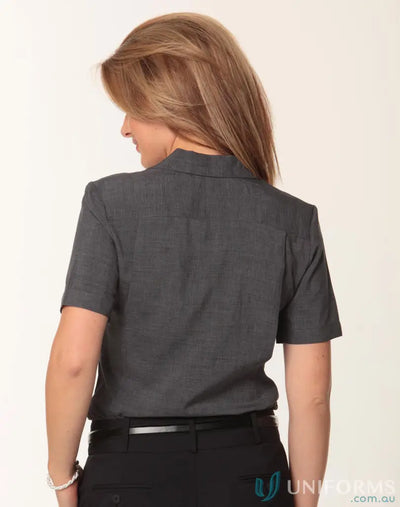 Womans gray cooldry short spirit ladies overblouse from Winning Spirit Ladies collection