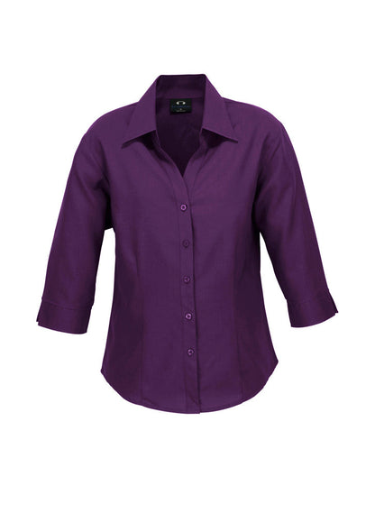 Ladies Plain Oasis 3Q Shirt - Grape / 06 - shirts