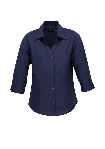 Ladies Plain Oasis 3Q Shirt - Navy / 06 - shirts