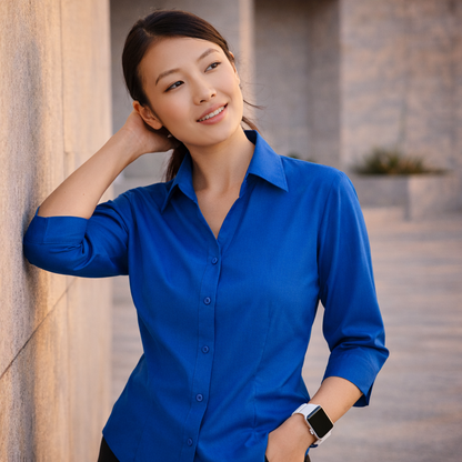 Ladies Plain Oasis 3Q Shirt