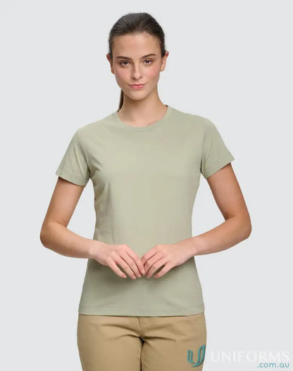Ladies Premium Mornington T-Shirt in light green perfect for winning spirit ladies