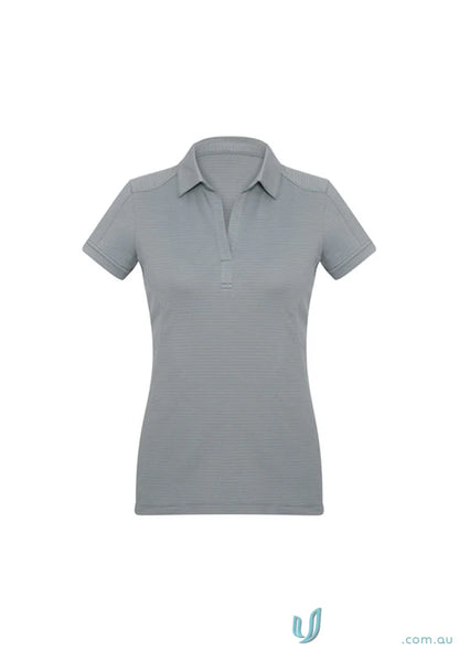 Gray women’s ladies profile polo shirt p706ls ladies profile feeling fresh casual wear
