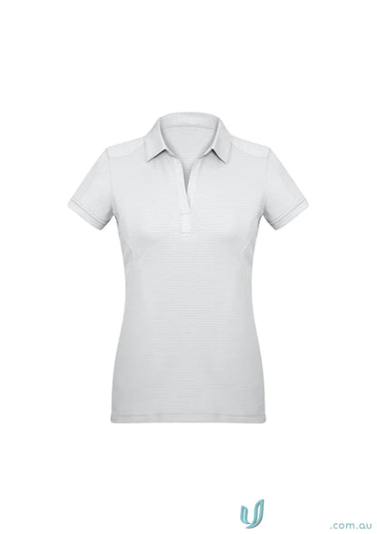 Ladies Profile Polo P706LS: White short-sleeved shirt for feeling fresh and stylish