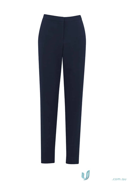 Navy blue slim-fit ladies Remy pants from Biz Collection Ladies for a sleek look