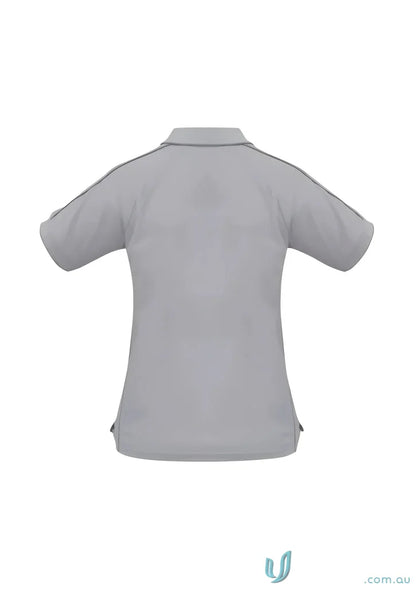 Ladies resort polo in grey from Biz Collection Ladies with a modern fit and relaxed style
