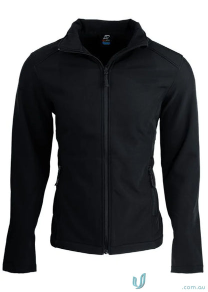 Ladies Selwyn Jacket with bonded fleece and changeable zip pullers in black