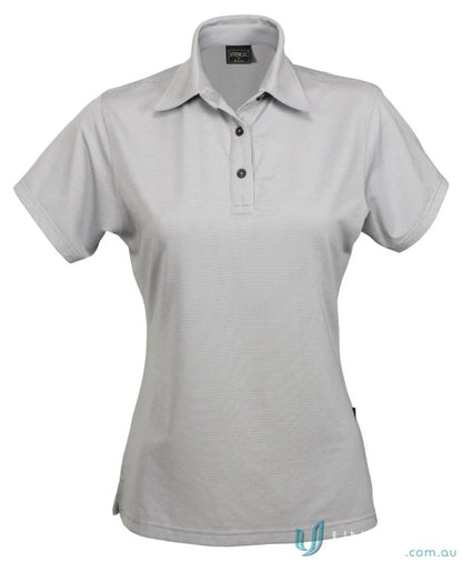 Ladies SilverTech Polo with nano-scale silver technology and performance fabric yarn-treated fabric