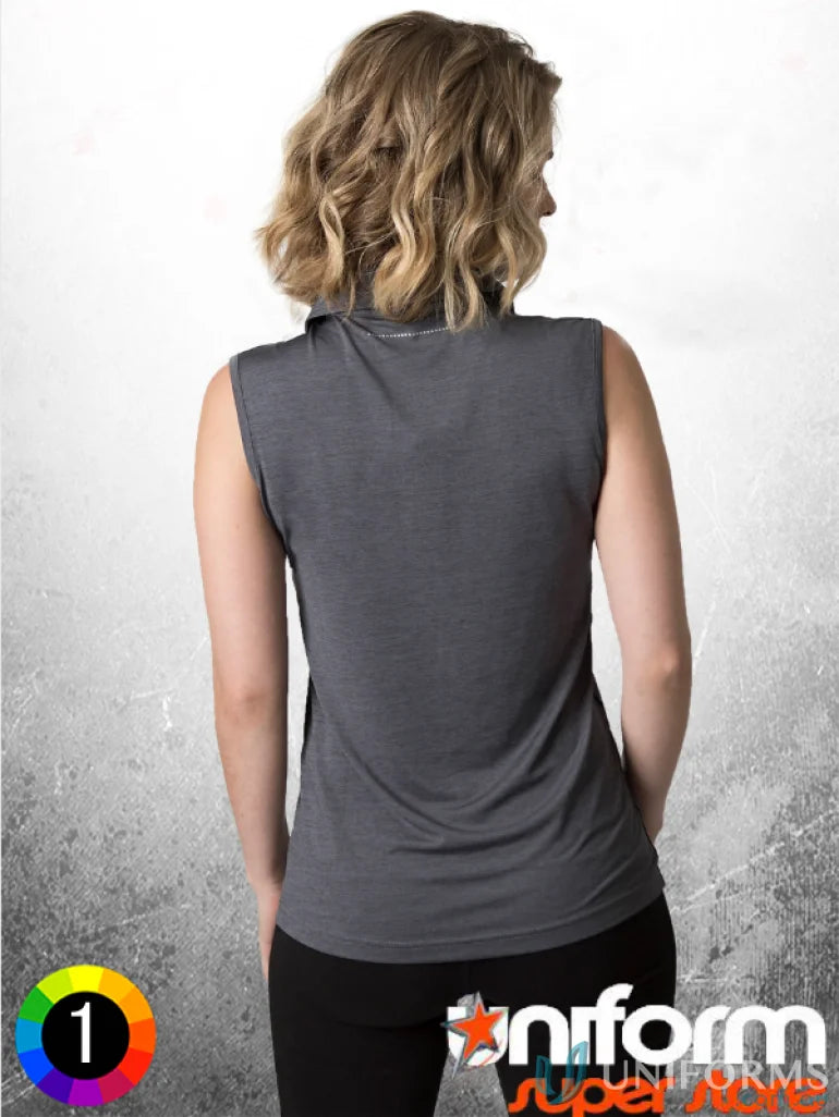 Ladies Sleeveless Polo with Aegis Microbe Shield and CoolDry moisture management tech