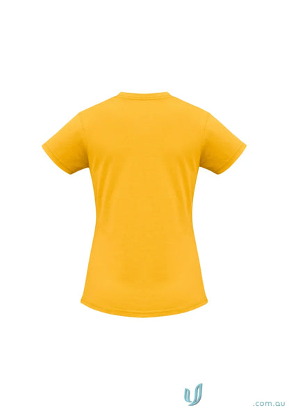 Ladies Southport Tee in goldenrod yellow from t10022 biz collection, ice short sleeve tee