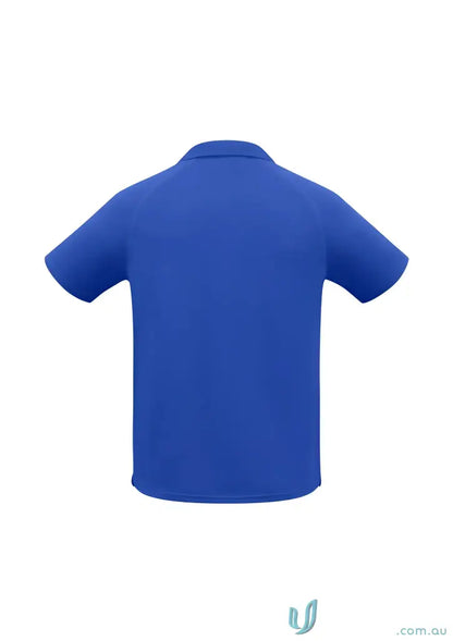 Blue short-sleeved ladies sprint polo from P300LS Biz Collection with tailored fit