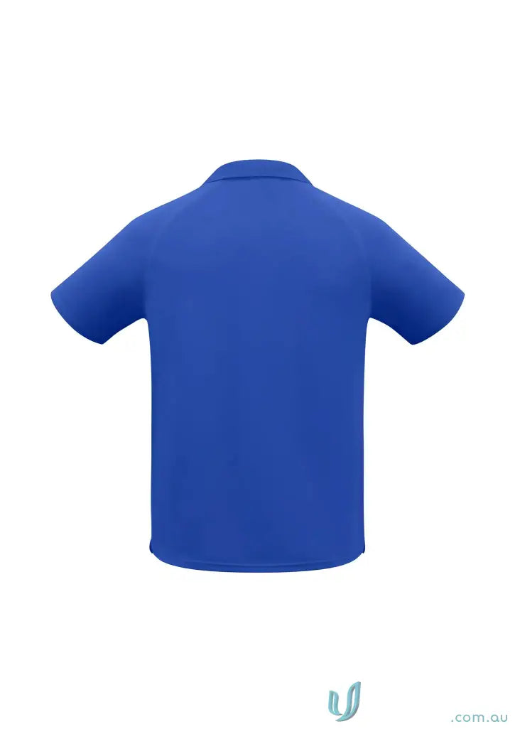 Blue short-sleeved ladies sprint polo from P300LS Biz Collection with tailored fit
