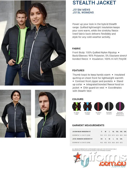 Ladies stealth hoodie stealth jacket j515l from Biz Collection Women’s product ad