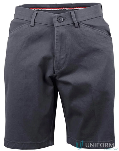 Gray casual ladies stretch slimfit Boston Shorts for a chic summer look M9391 ladies stretch