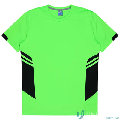Green and black fabric Ladies Tasman Tee perfect for uniforms or workwear