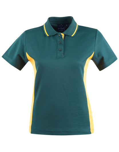 Ladies’ Teammate Polo - Bottle/Gold / W(08) - POLO