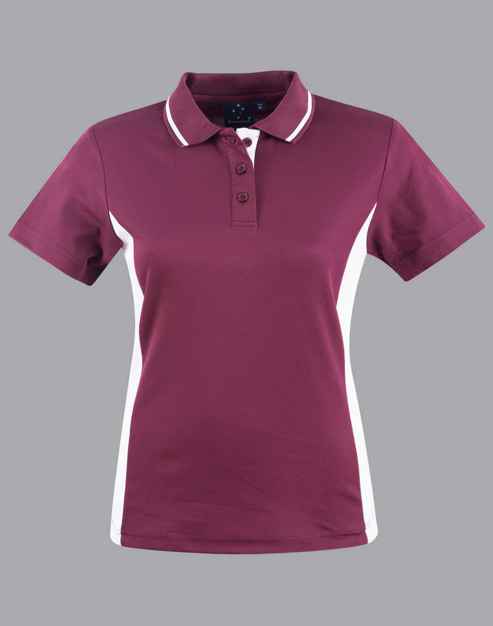 Ladies’ Teammate Polo - Maroon/White / W(08) - POLO