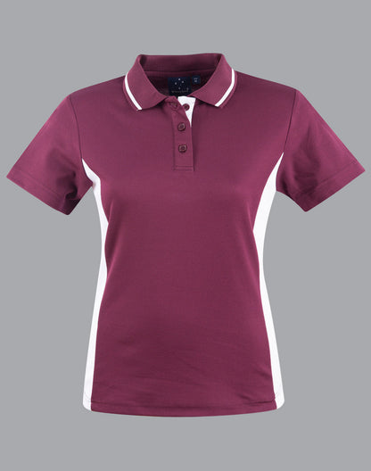 Ladies’ Teammate Polo - Maroon/White / W(08) - POLO