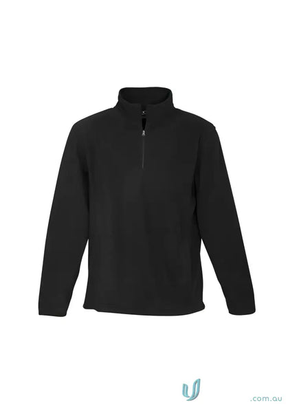 Black quarter-zip fleece pullover from Ladies Trinity Half Zip Jacket Biz Collection Jackets