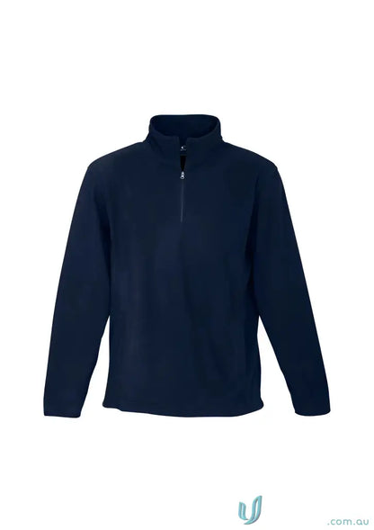 Navy blue Trinity Half Zip fleece jacket from Ladies Trilogy Half Zip Jacket biz collection