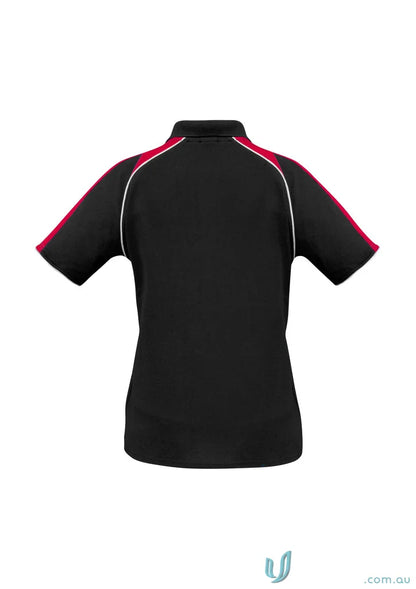 Ladies Triton Polo featuring triton short sleeve design with biz cool™ polyester fabric