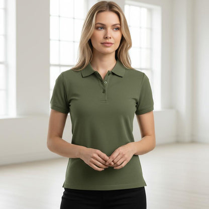 Ladies Ultrafine Cotton Pique Polo - polo