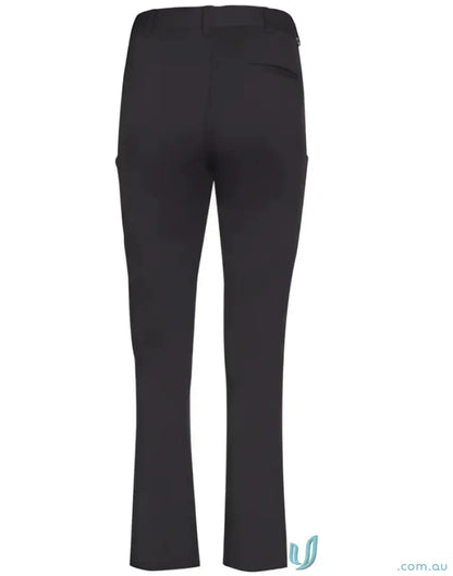 Winning Spirit Ladies Utility Cargo Pant m9480 with dark flared-leg design