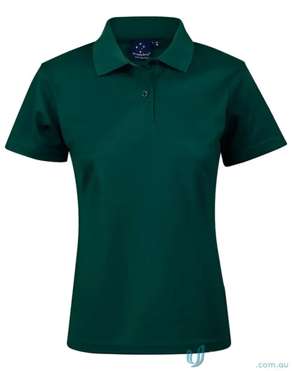 Dark green Ladies Verve Polo made with CoolDry® Polyester Mini, stylish and comfy