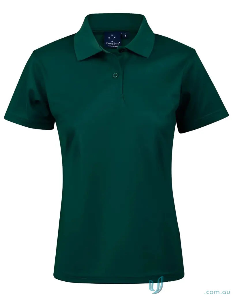 Dark green Ladies Verve Polo made with CoolDry® Polyester Mini, stylish and comfy