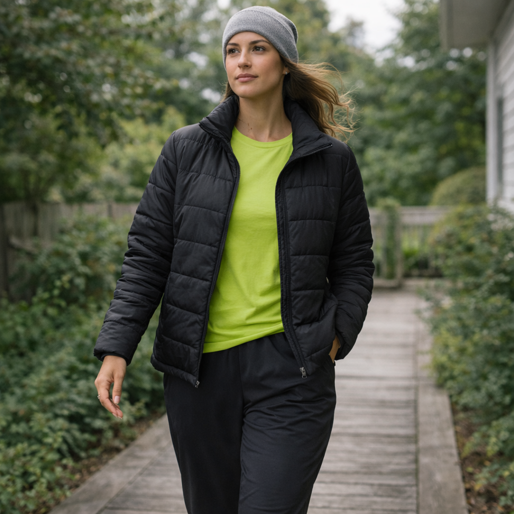 Quilted Puffer Jacket