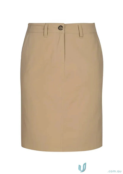 Tan pencil skirt from Lawson Cotton Stretch Collection Women’s Biz Collection Women’s Lawson