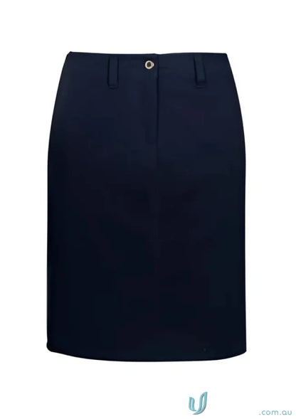 Navy blue Lawson Cotton Stretch Skirt from Biz Collection Women’s lawson collection women’s