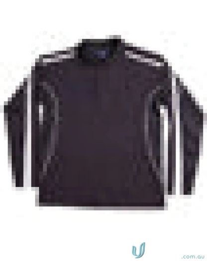 Black long-sleeved athletic shirt from Legend Air L/S Polo, true dry fashion long sleeve polo