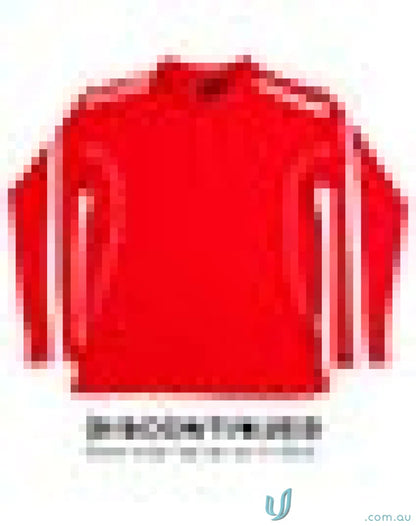 Red long-sleeve shirt from Legend Air L/S Polo, perfect for dry fashion long sleeve polo fans