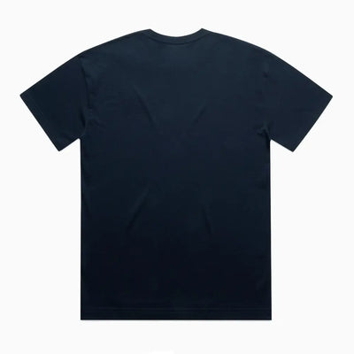 Black Lob Oversize Tee with wide neck ribbing, short-sleeved crew neck