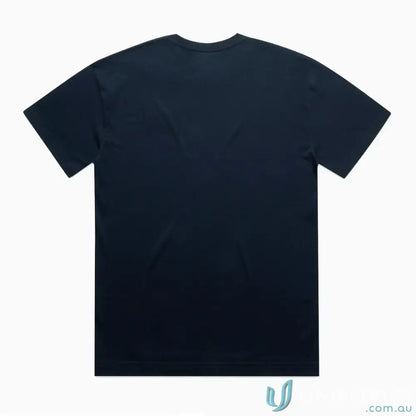 Dark blue men’s street tee with wide neck ribbing from Lob Oversize Tee