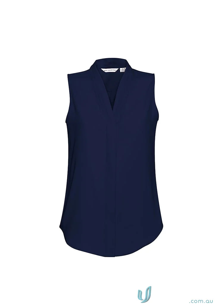 Madison Sleeveless Blouse with sleeveless design for a chic professional look