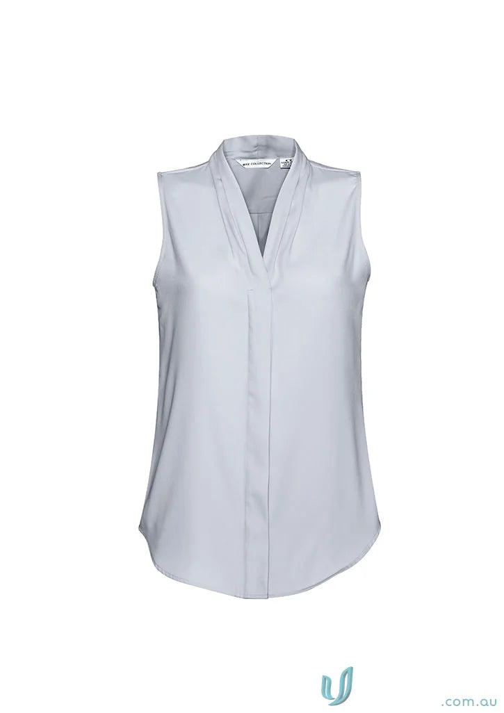 Madison Sleeveless Blouse with sleeveless design for a professional look