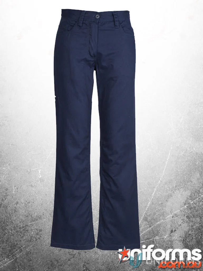 Navy blue maintenance womens utility pant perfect for work uniforms and daily tasks