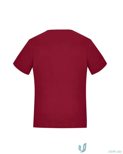 Women’s marley short sleeve jersey T-shirt Bizcare Marley Soft Jersey CS952LS in maroon