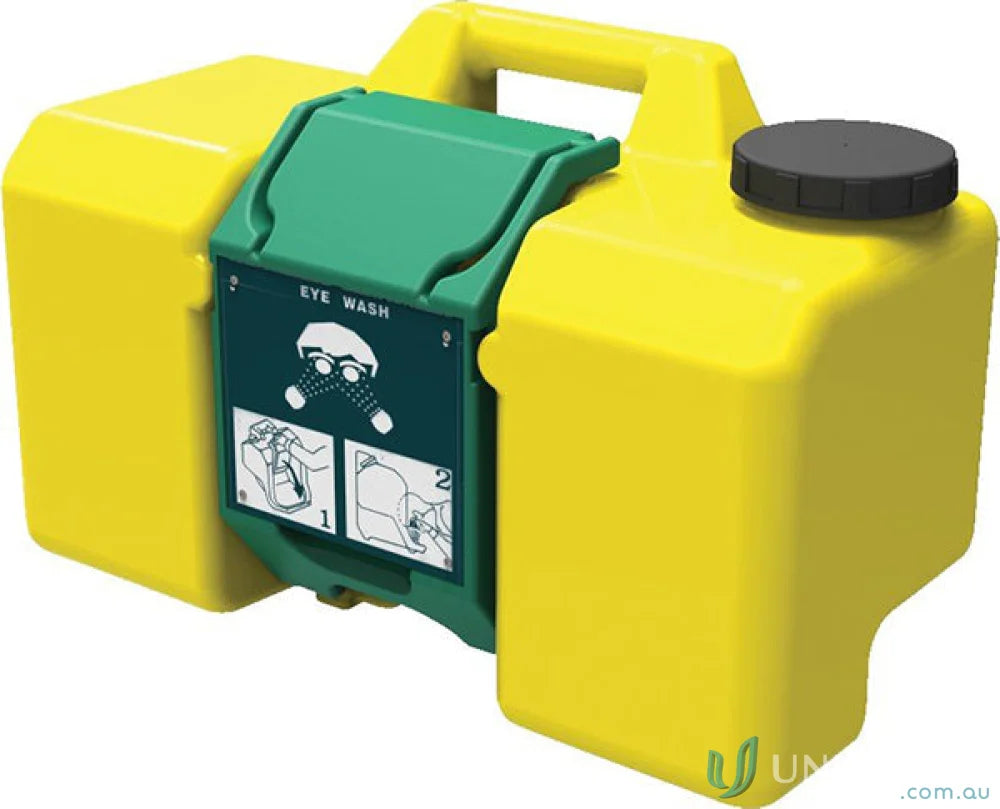 Maxisafe Portable Eye Wash Station 35 ltr with water flow for workwear safety