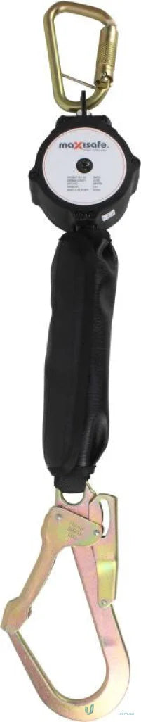 Maxisafe Self Retractable 2M lanyard with energy absorber for workwear safety