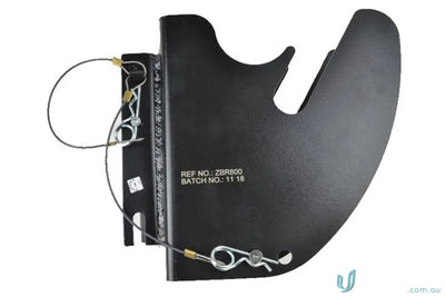 Black metal mounting bracket for Maxisafe Universal Bracket rescue retrieval and uniforms