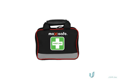 Black aid kit for workwear first aid needs, part of Maxisafe Vehicle First Aid Kit